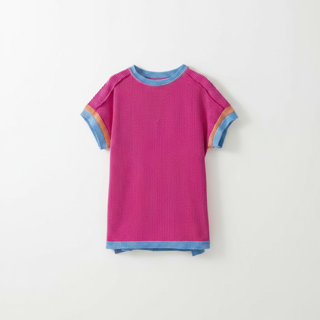 Vibrant Ribbed Knit Top